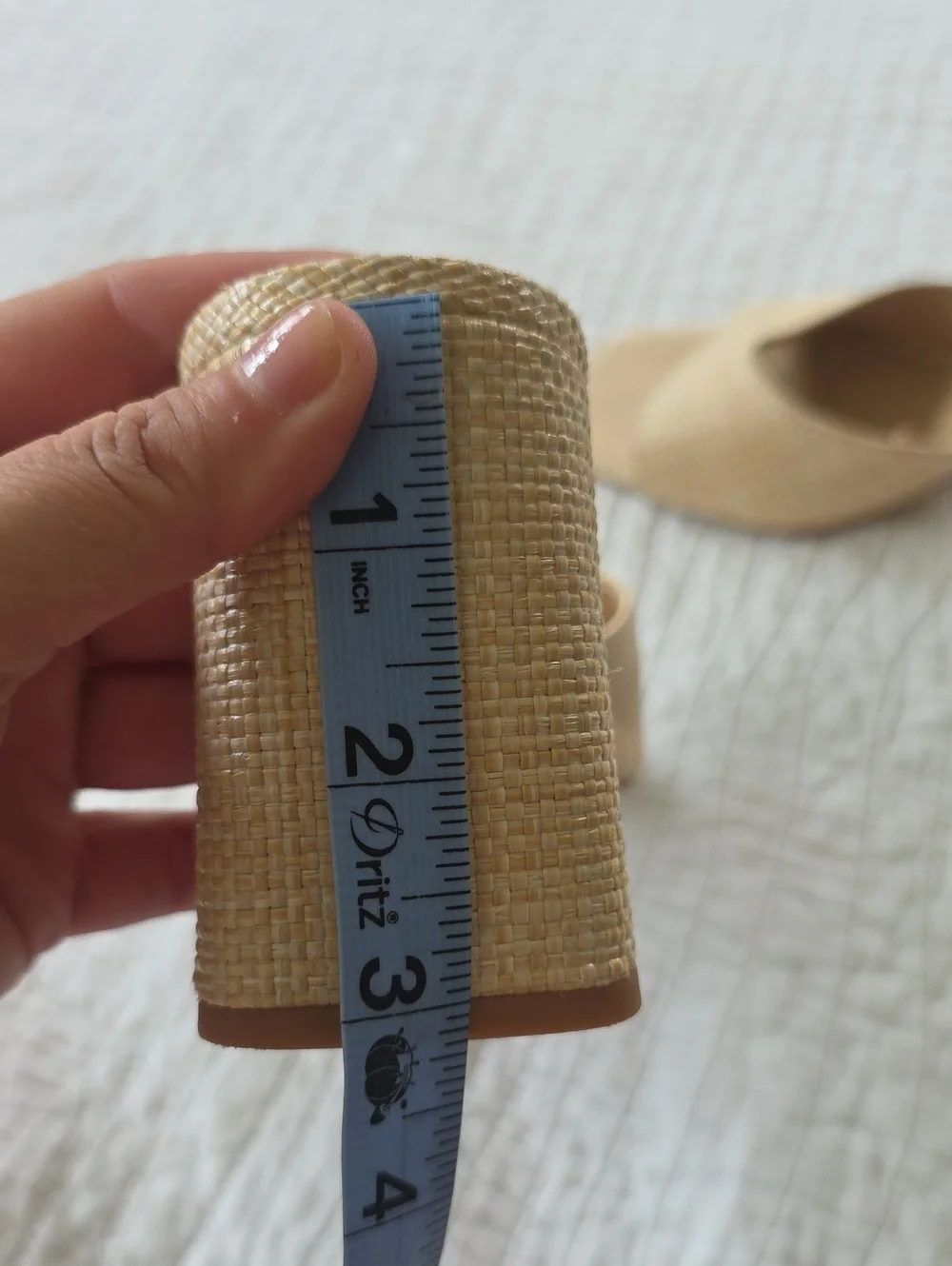 Straw Sandals Size 38